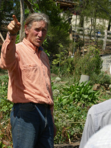 David Holmgren during a Melliodora tour 2015