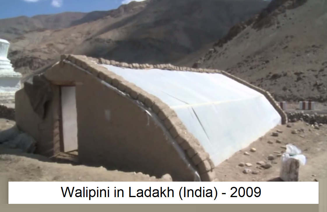 NGO GERES in India:
                                  Walipini passive solar greenhouse in
                                  Ladakh in India