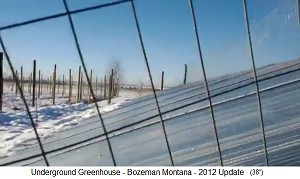 Pit greenhouse in
                              Bozeman in Montana (Canada)