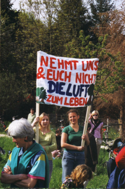 Transparent: Nehmt uns und euch nicht die
                          Luft zum atmen!