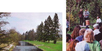 Demonstration 2004 gegen die kriminelle
                    Zollfreistrasse in der Region Basel