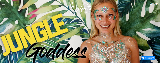 Die Dschungelkönigin bei Glitter Spirits
(Glittergeist) Die Dschungelkönigin bei
Glitter Spirits (Glittergeist)