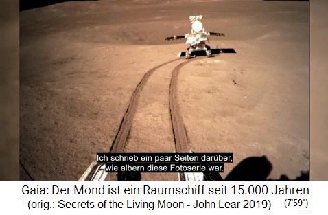 Fantasie-Mondsonde mit unm�glicher
                                Reifenspur