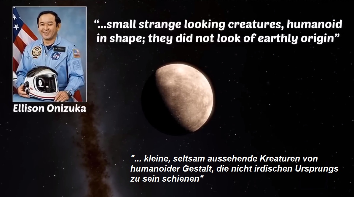 Astronaut Onizuka hat ETs gesehen