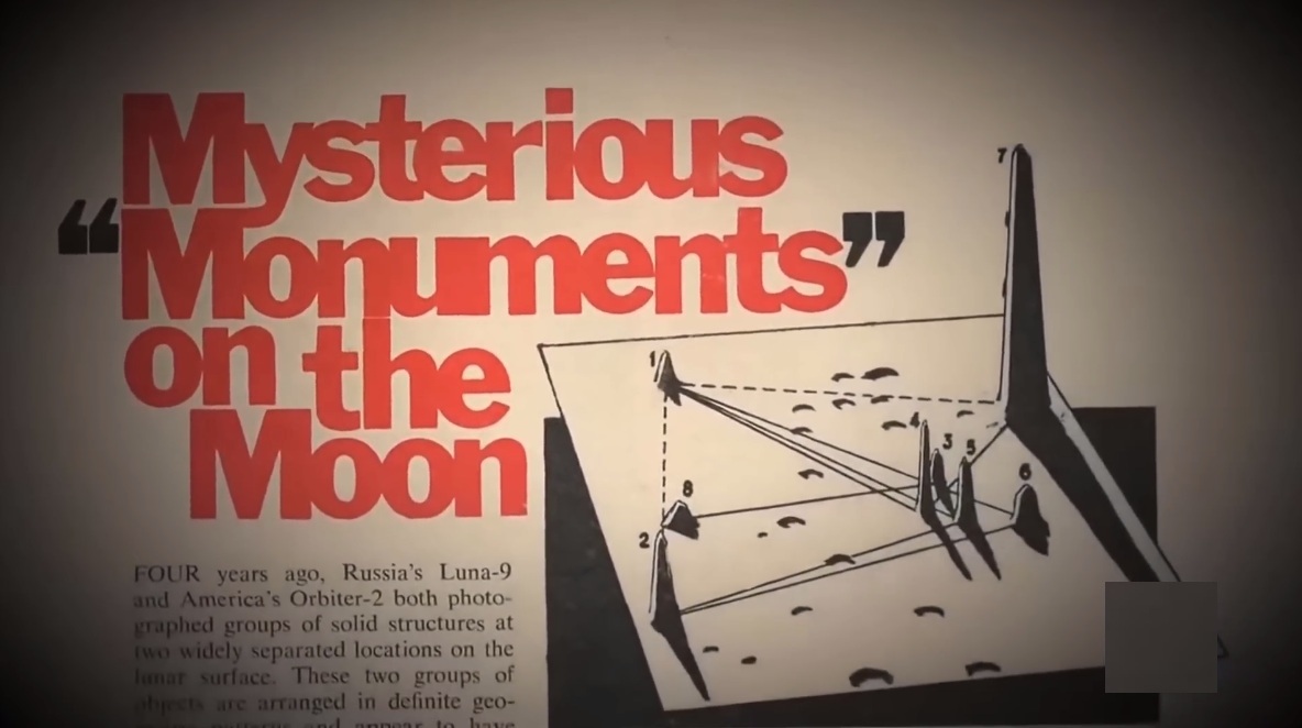Article:
                                                Des constructions
                                                �tranges sur la lune
                                                (orig. ENGL: Mysterious
                                                monuments on the moon)
