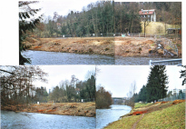 Auenpark Zollfreie 2006: Der Uferlauf ist
                      gerodet und die Zerstörung kann beginnen,
                      Übersicht