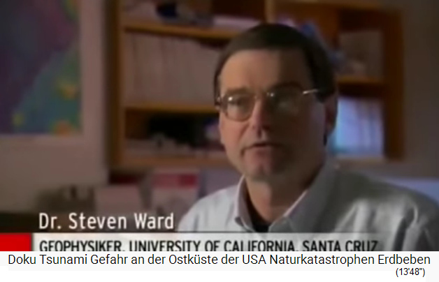 15) Volcanic
                        geologist tsunami researcher Steven Ward,
                        portrait