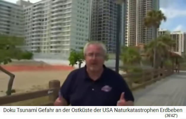 Wenn in Florida grosse Tsunamis kommen, m�ssen
                    sich die Leute in die Hochh�user retten