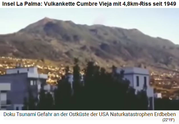 Insel
                        La Palma der Kanaren, die Vulkankette
                        "Cumbre Vieja"