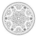 Mandala de cristal, catedral de S�es, parte
                        de norte