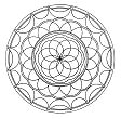 Mandala en c�rculos, fantas�a
