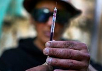 Drug
                  abuse with heroin injection