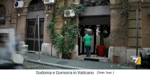 sauna gay en Roma que es
                frecuentada por obispos gays del Vaticano gay
