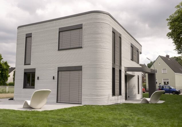 Architektur in L�nen (NRW, 4R)
                                    am 28.12.2024: H�user aus dem
                                    3D-Drucker: 3D-Betondruck mit
                                    "Druckbeton": Revolution
                                    im Wohnungsbau: Deutschlands erstes
                                    3D-gedrucktes Mehrfamilienhaus