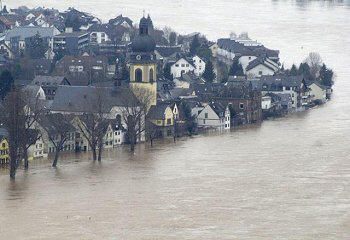 Koblenz (Germany): flood in 2003 Koblenz (Germany): flood in 2003