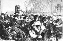 Ilustraci�n: Manifestantes
                                      desem-pleados en Nueva York el 13
                                      de enero de 1874, golpeado por la
                                      polic�a con la acusaci�n general
                                      de comunismo ...