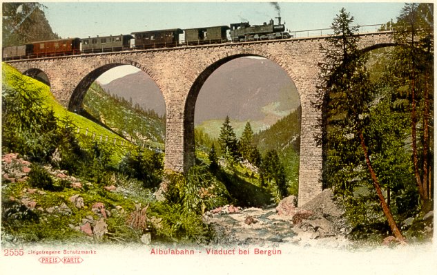 Berg�n
                Albulaviadukt