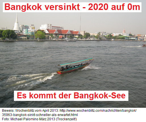 Der grsste Alkoholschaden
                                        der ganzen Welt: Bangkok
                                        versinkt und sie lassen es trotz
                                        Warnungen versinken