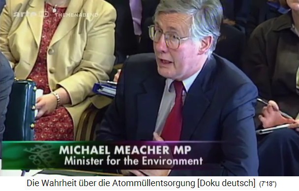 GB: Michael Meacher,
                  Environment Minister in the Blair government