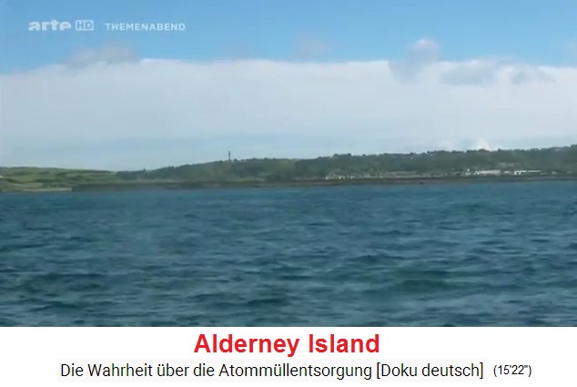Die britische Kanalinsel Alderney
                  Island, Sicht auf die Küste