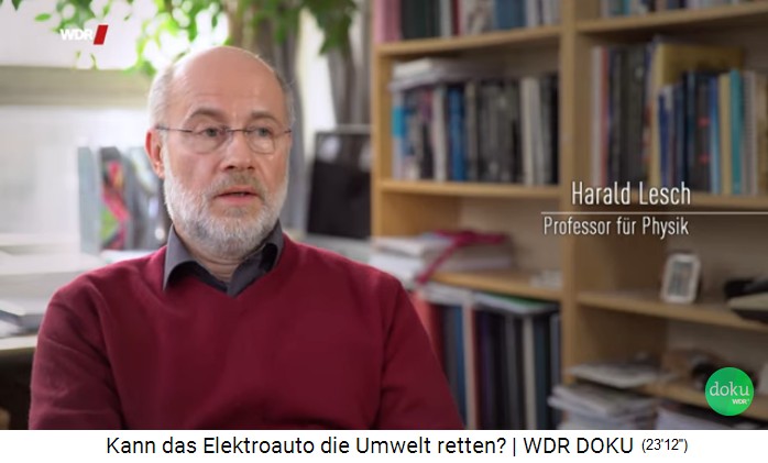 Profesor de física Dr. Harald
                        Lesch, Munich