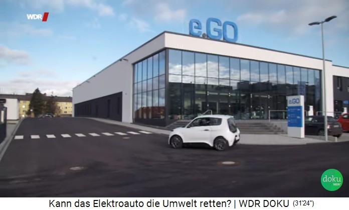 Aachen, the company eGo produces a
                          mini-electric car "Life"