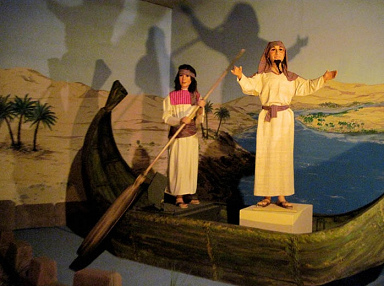 Theme railway in
                              Ibbenbren 03, scenery of old Egypt
                              culture