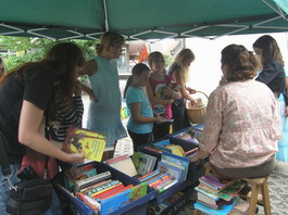Playground party 12,
                            book exchange in Gernsbach, region of
                            Baden-Baden, Baden- Wuerttemberg, Germany