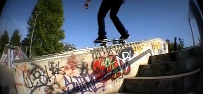 Skatepark 05: Skating on a
                              balustrade, Horfield District, Bristol,
                              England