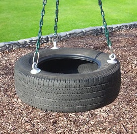 Reifenschaukel 01 mit 3
                            Verankerungen, Playset Junction LLC
