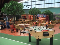 Fussballkasten 01 in
                            einer Spielhalle in Soltau, Deutschland