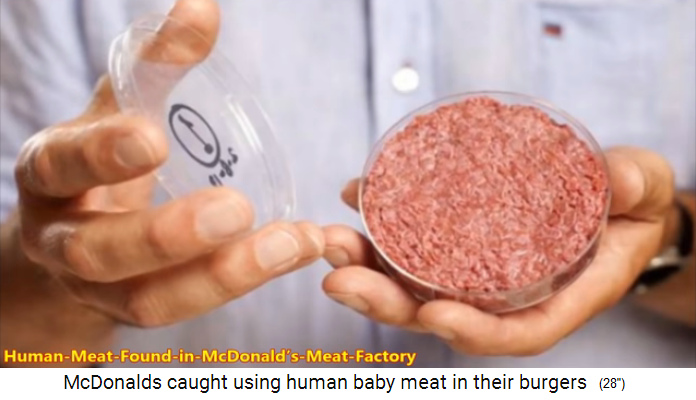 McDonalds wurde in Oklahoma
                  mit Pferdefleisch+Babyfleisch erwischt, Video
                  hochgeladen am 12. Dezember 2016