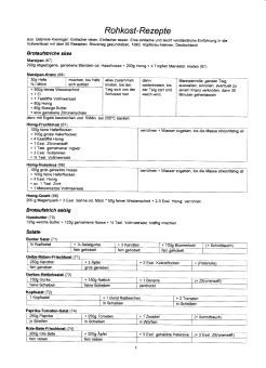 Rohkost Kieninger: Brotaufstrich s�ss
                            und salzig, Salate