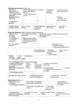 Vegetarisch Falken 03: Cremesuppen