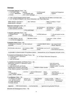 Vegetarisch Falken 08: Gem�se