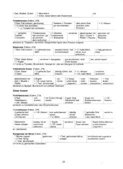 Vegetarisch Falken 22: Warme Sossen,
                            s�sse Sossen