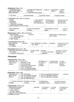 Vegetarisch Falken 23: S�sse Sossen,
                            W�rzbutter