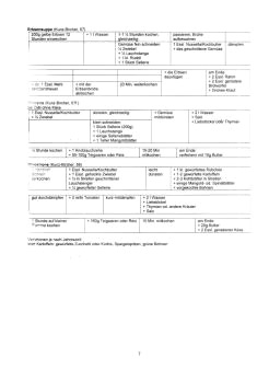 Vegetarisch Kunz-Bircher: Suppen 06