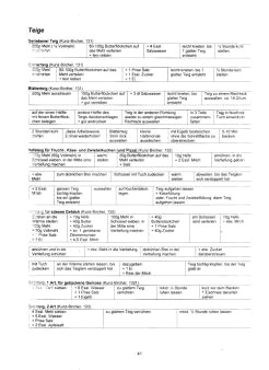 Vegetarisch Kunz-Bircher: Teige