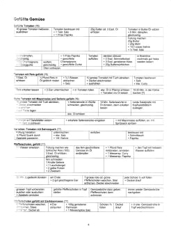 Vegetarisch Oberd�rffer: Gef�llte
                            Gem�se