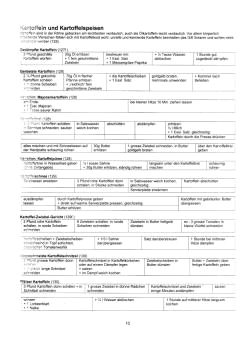 Vegetarisch Oberd�rffer: Kartoffeln und
                            Kartoffelspeisen 01