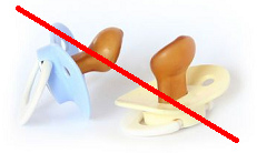 Schnuller sind keine
                      Babysachen, sondern der Schnuller muss weg.
                      Schnuller sind derart gef�hrlich, dass sie in den
                      Mistk�bel geh�ren. Am Ende ist ein Schnuller sogar
                      Plastik-Sonderm�ll...