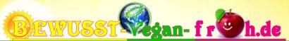 Bewust vegan
          und froh online Logo