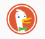 Duckduckgo
                  Suchmaschine, Logo
