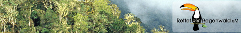 Rettet den Regenwald,
                    Logo