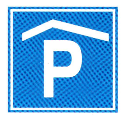 Verkehrszeichen: Hinweissignal Parkhaus