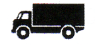 Verkehrszeichen: Symbol leichter
                      Lastwagen