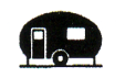 Verkehrszeichen: Symbole Wohnwagen