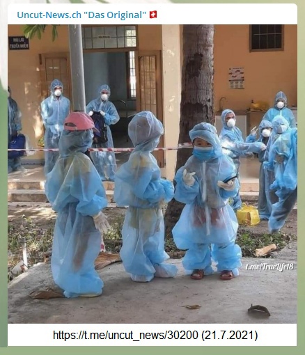 Maskenwahn in
                  China gegen Kinder: gesteigert mit Ganzk�rperanzug -
                  21.7.2021