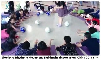 Dr. Blomberg in China
                      2016: Ballspiel im Kreis auf dem Bauch